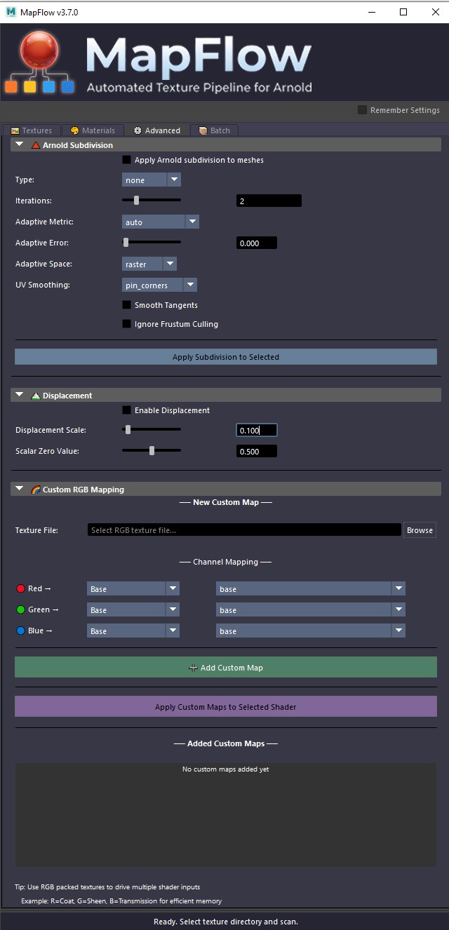 MapFlow Advanced Controls